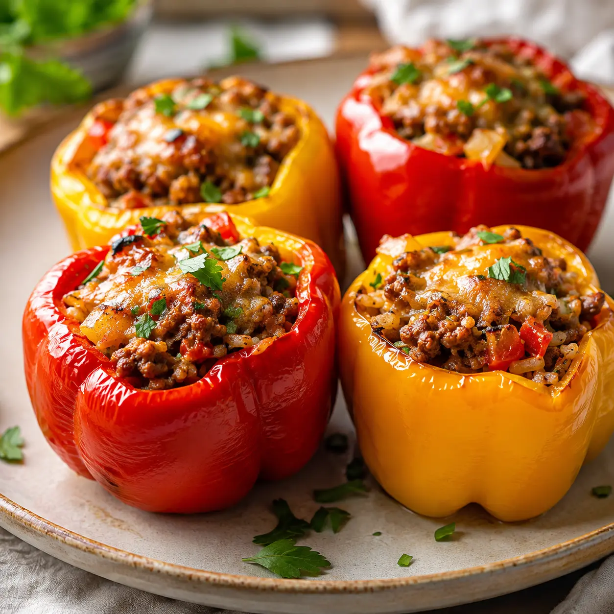 Gefüllte Paprika